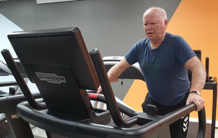Bjørnulf trener kondisjon